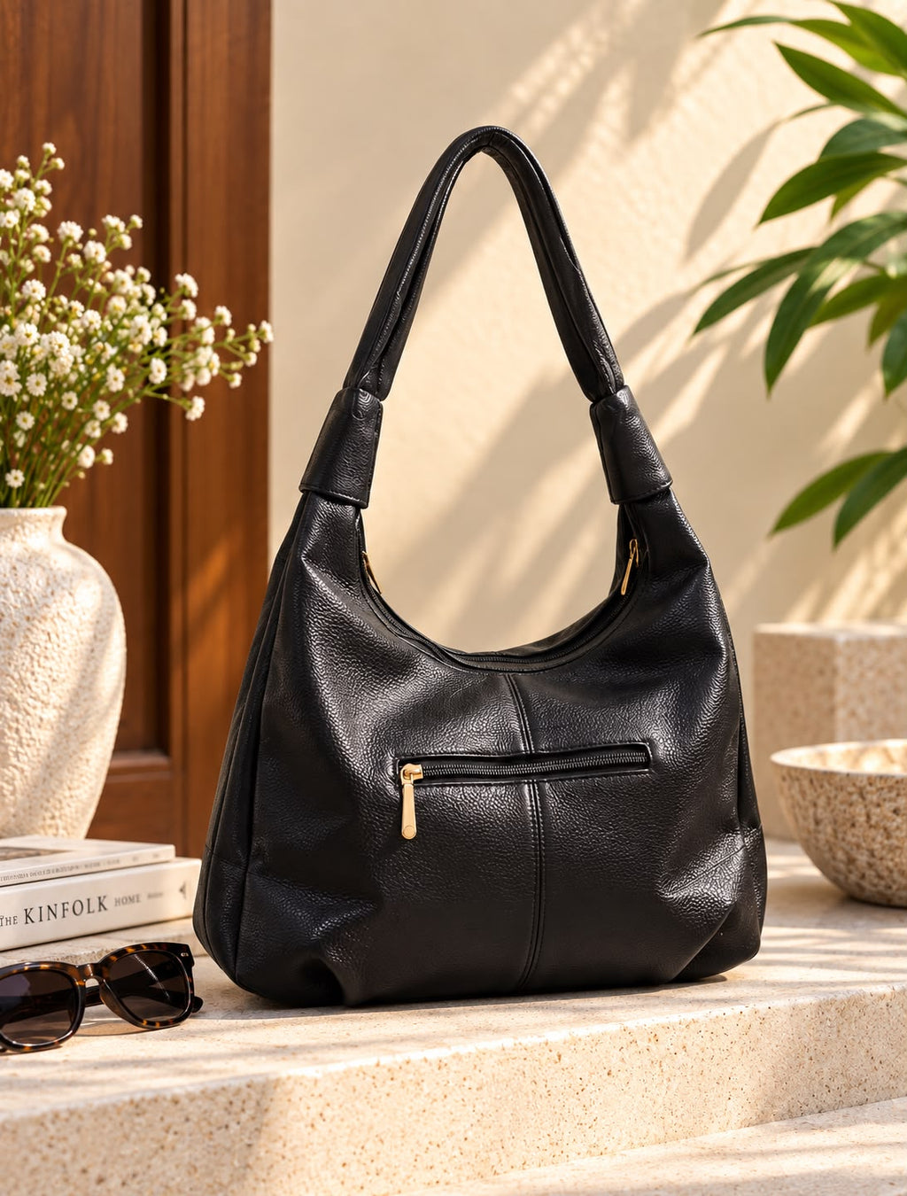 Breakout Paris Noir Hobo Bag