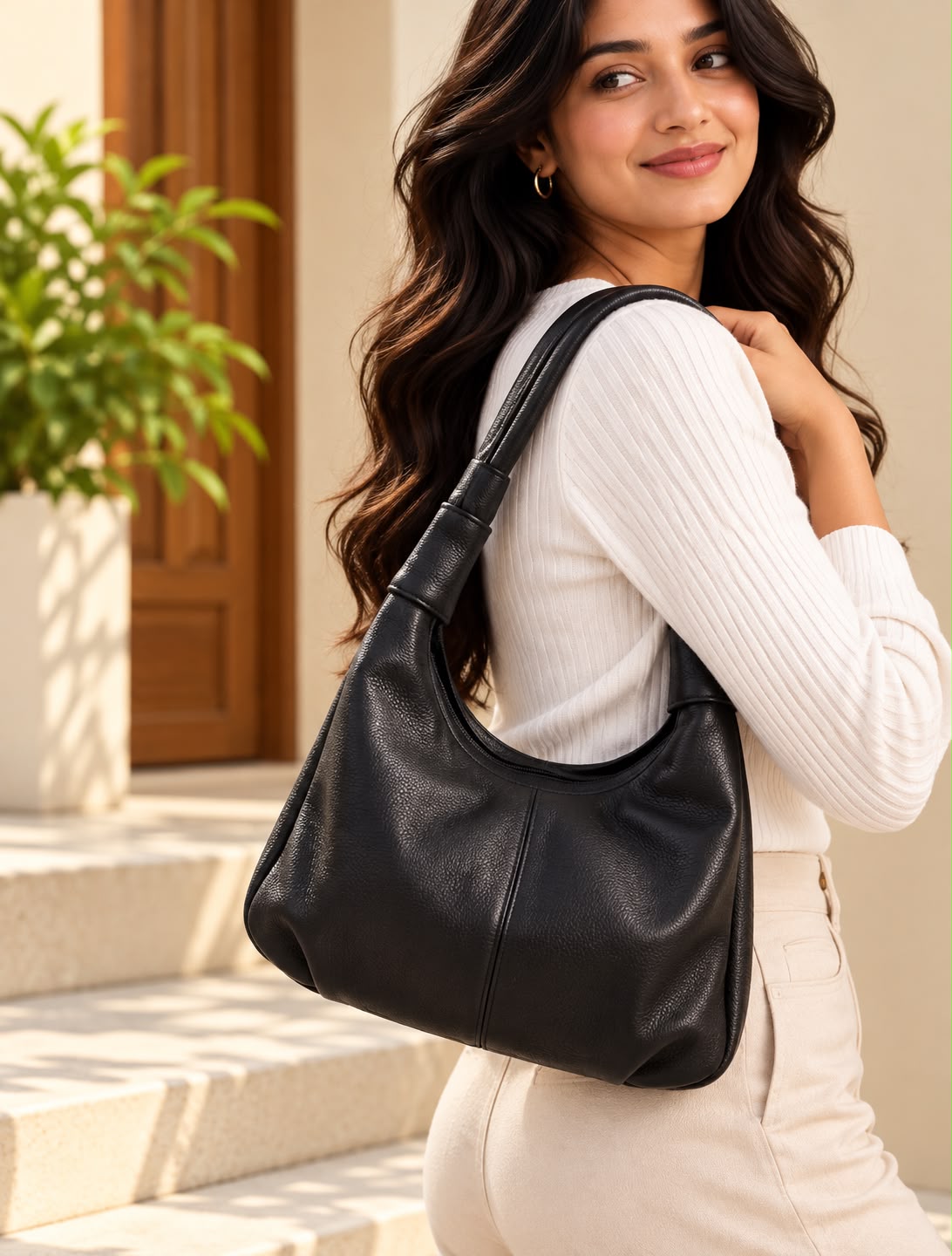 Breakout Paris Noir Hobo Bag