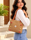 Breakout Paris Solara Woven Tote Bag